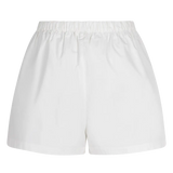 WHITE BOXER SHORTS