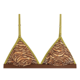 BROWN PATTERN BRALETTE