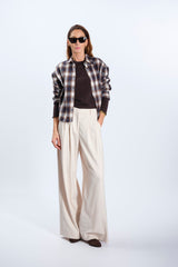 CAMICIA A SCACCHI IN COTONE