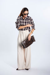 CAMICIA A SCACCHI IN COTONE