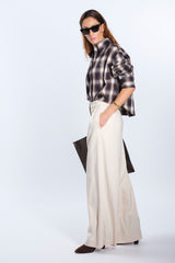CAMICIA A SCACCHI IN COTONE