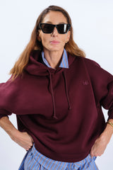 FELPA OVERSIZE BURGUNDY