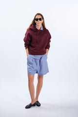 FELPA OVERSIZE BURGUNDY