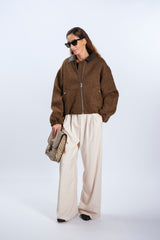 PANTALONE GAMBA AMPIA MILK