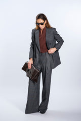 Camicia blusa cioccolato