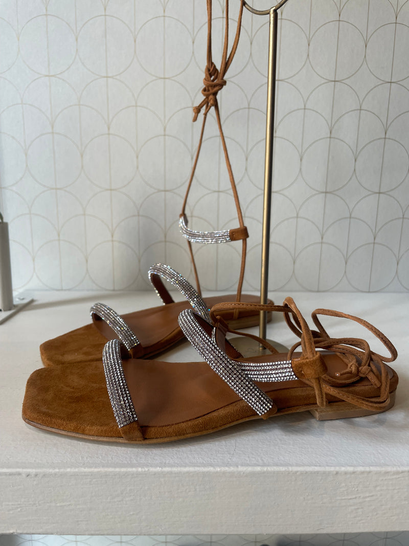 Suede sandals