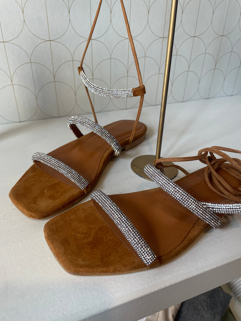 Suede sandals