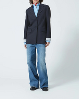 BLAZER MONOPETTO GESSATO