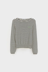 NAVY STRIPED SWEATER