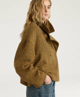 SHORT MUSTARD COAT