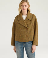 SHORT MUSTARD COAT