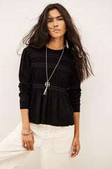 BLACK WOOL SWEATER