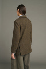 BLAZER MONOPETTO IN TWEED