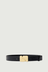 CINTURA IN PELLE NERO
