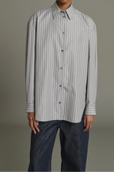 CAMICIA OVERSIZE RIGHE