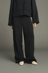 PANTALONE DA TAILLEUR NERO