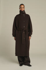 CAPPOTTO PORTAFOGLIO IN LANA DOUBLE FACE