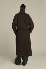 CAPPOTTO PORTAFOGLIO IN LANA DOUBLE FACE