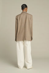 BLAZER OVERSIZE IN PRINCIPE DI GALLES