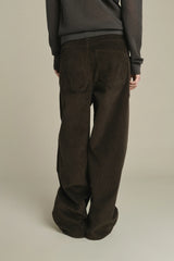 PANTALONE IN VELLUTO CHOCOLATE