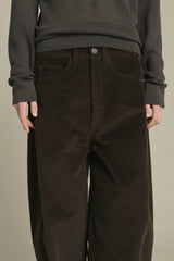 PANTALONE IN VELLUTO CHOCOLATE