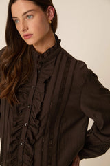 CHOCOLATE BLOUSE