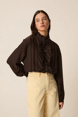CHOCOLATE BLOUSE