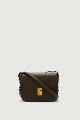 BORSA IN PELLE KAKI