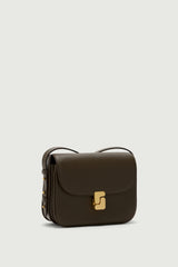 BORSA IN PELLE KAKI