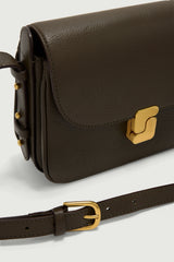 BORSA IN PELLE KAKI