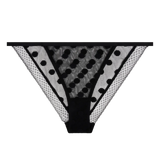 BLACK POLKA POLKA BRIEF