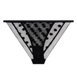 BLACK POLKA POLKA BRIEF