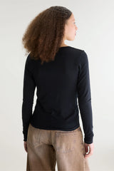 BLACK LONG SLEEVE T-SHIRT