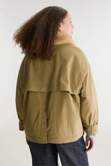 BEIGE TRENCH JACKET