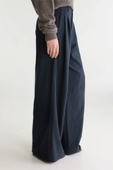 PANTALONE MICRO CHECK NAVY