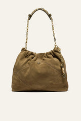 BORSA IN SUEDE KAKI