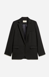 BLAZER NERO MISTO LANA