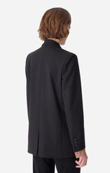 BLAZER NERO MISTO LANA