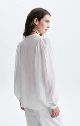 CAMICIA RICAMATA ECRU
