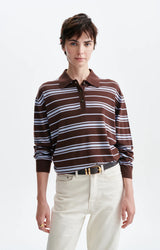 POLO A RIGHE IN LANA