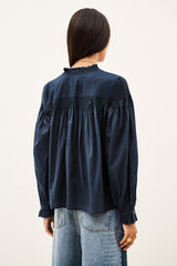CAMICIA RICAMATA ECRU