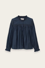 CAMICIA RICAMATA ECRU