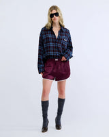 SHORTS BOXY BORDEAUX