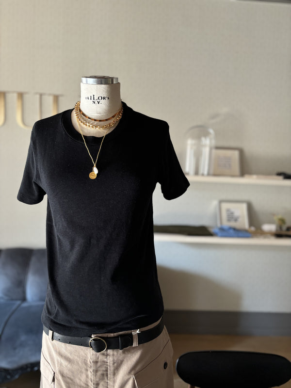 short sleeve round neck T-shirt