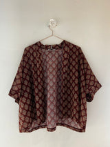KIMONO FANTASIA BURGUNDY