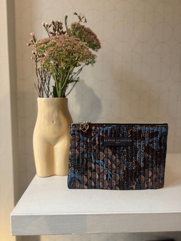 Quilted cotton clutch bag (copy)