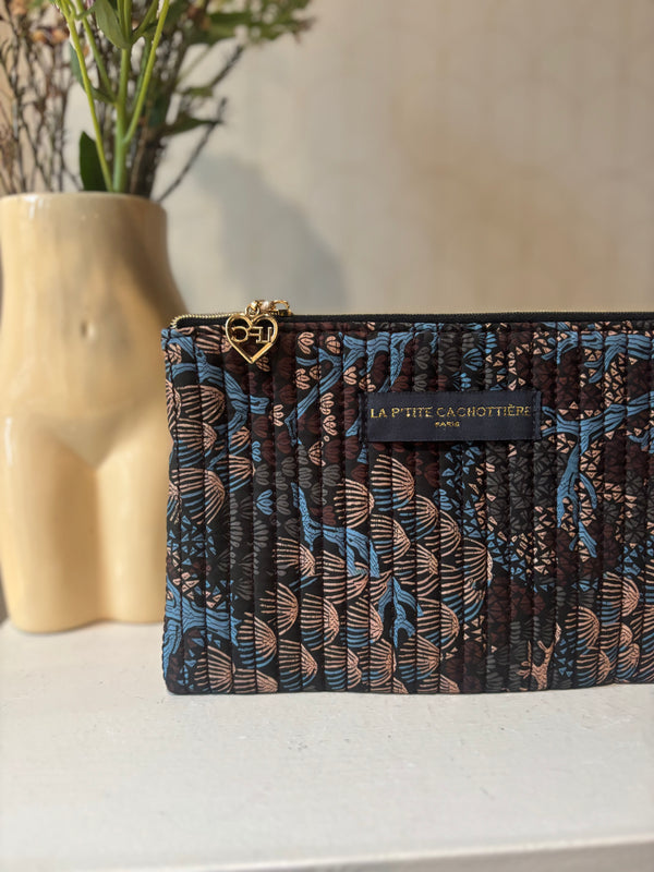 Quilted cotton clutch bag (copy)