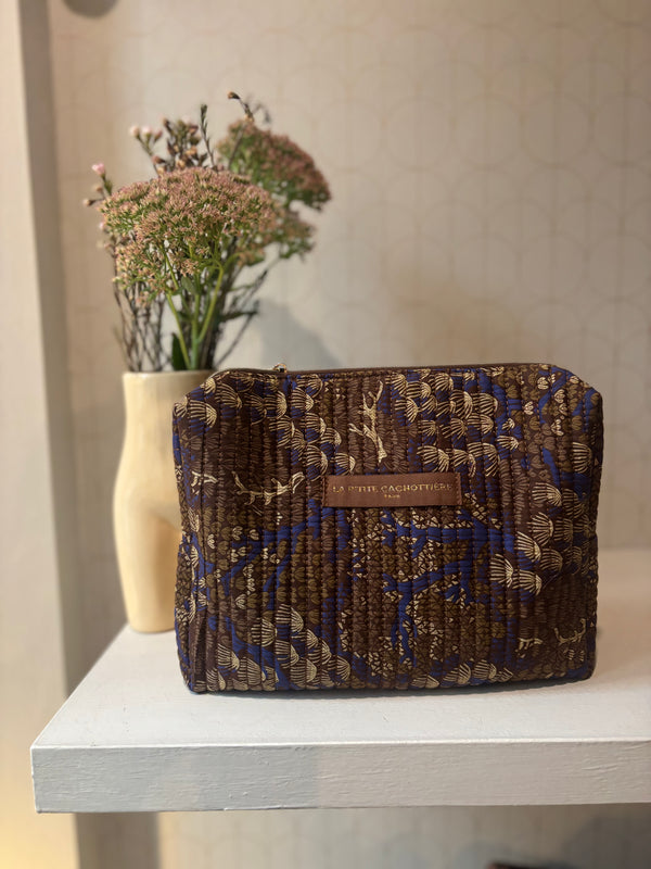 Quilted cotton clutch bag (copy)