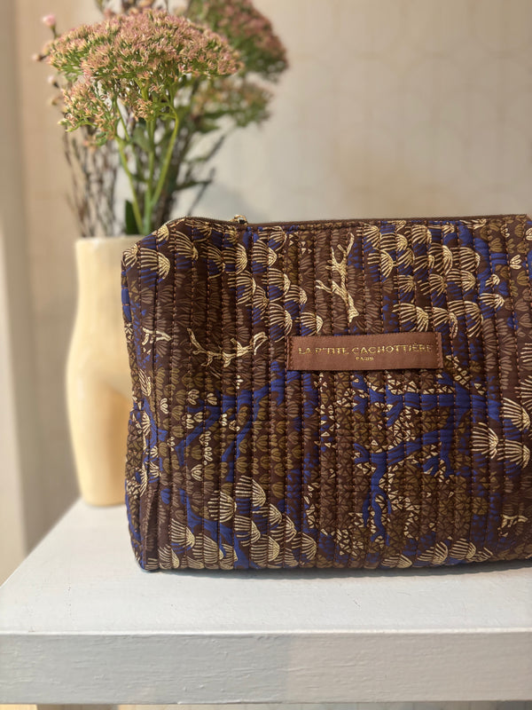 Quilted cotton clutch bag (copy)