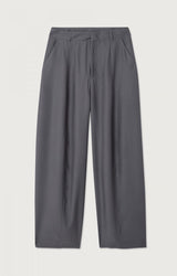 PANTALONE IN TWILL LEGGERO VITA ALTA